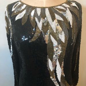 Vintage Sequin Dress Sz.M